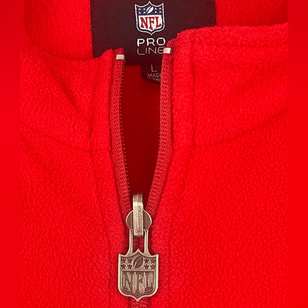 NFL Proline Patriots fleece jacket. Size large GUC - Picture 6 of 8